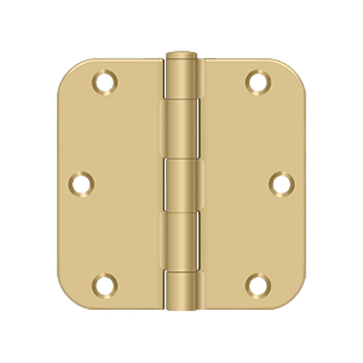 Deltana - 3-1/2" x 3-1/2" x 5/8" Radius Hinge, Residential Thickness, Steel Hinges