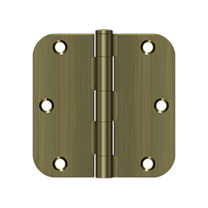 Deltana - 3-1/2" x 3-1/2" x 5/8" Radius Hinge, Residential Thickness, Steel Hinges