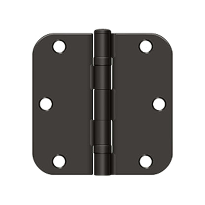 Deltana - 3-1/2" x 3-1/2" x 5/8" Radius Hinge, Ball Bearing, Steel Hinges