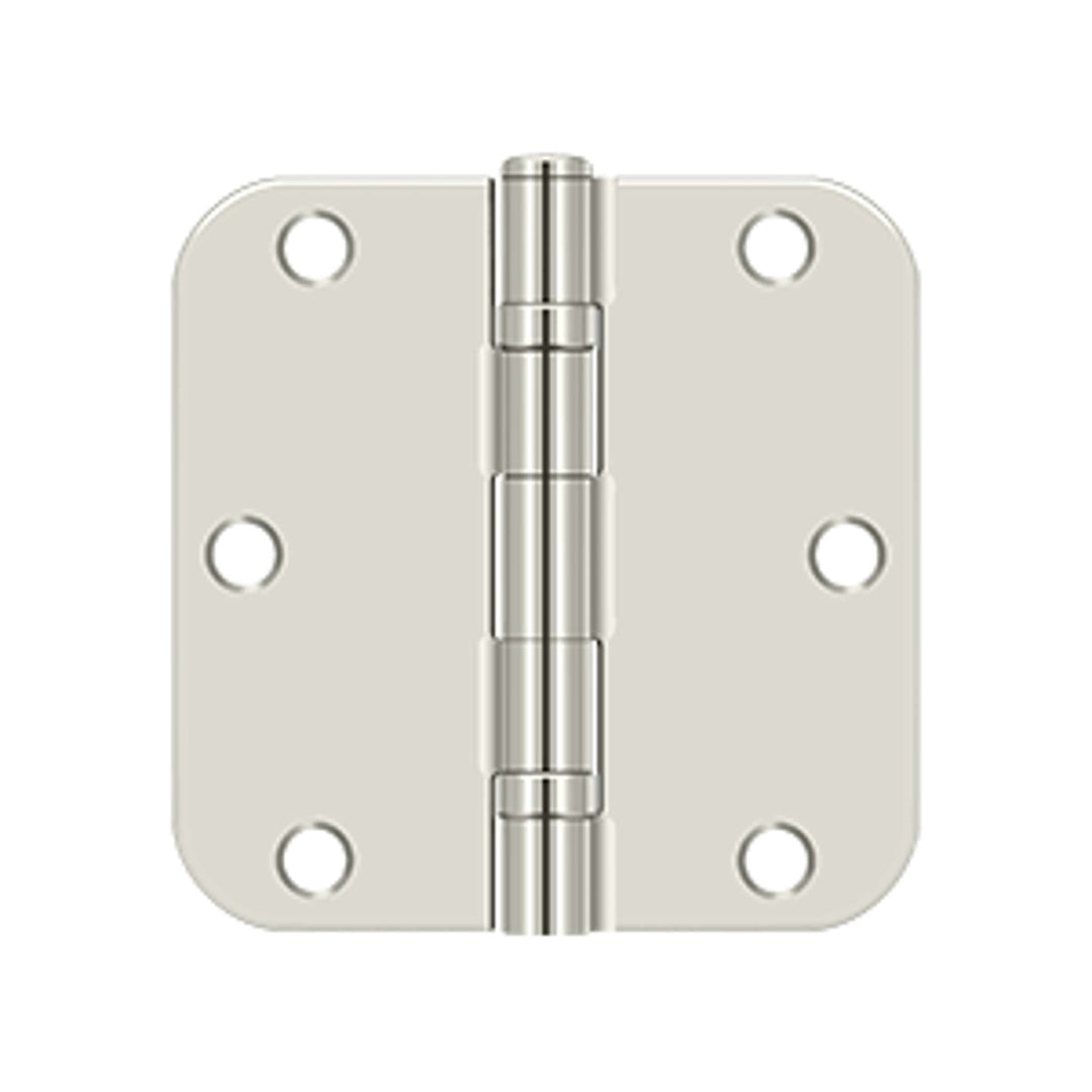 Deltana - 3-1/2" x 3-1/2" x 5/8" Radius Hinge, Ball Bearing, Steel Hinges