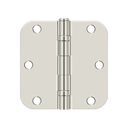 Deltana - 3-1/2" x 3-1/2" x 5/8" Radius Hinge, Ball Bearing, Steel Hinges