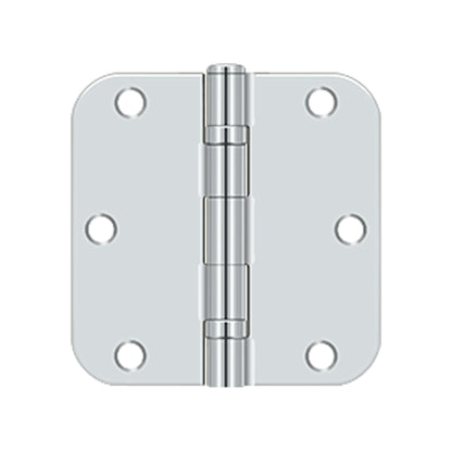 Deltana - 3-1/2" x 3-1/2" x 5/8" Radius Hinge, Ball Bearing, Steel Hinges