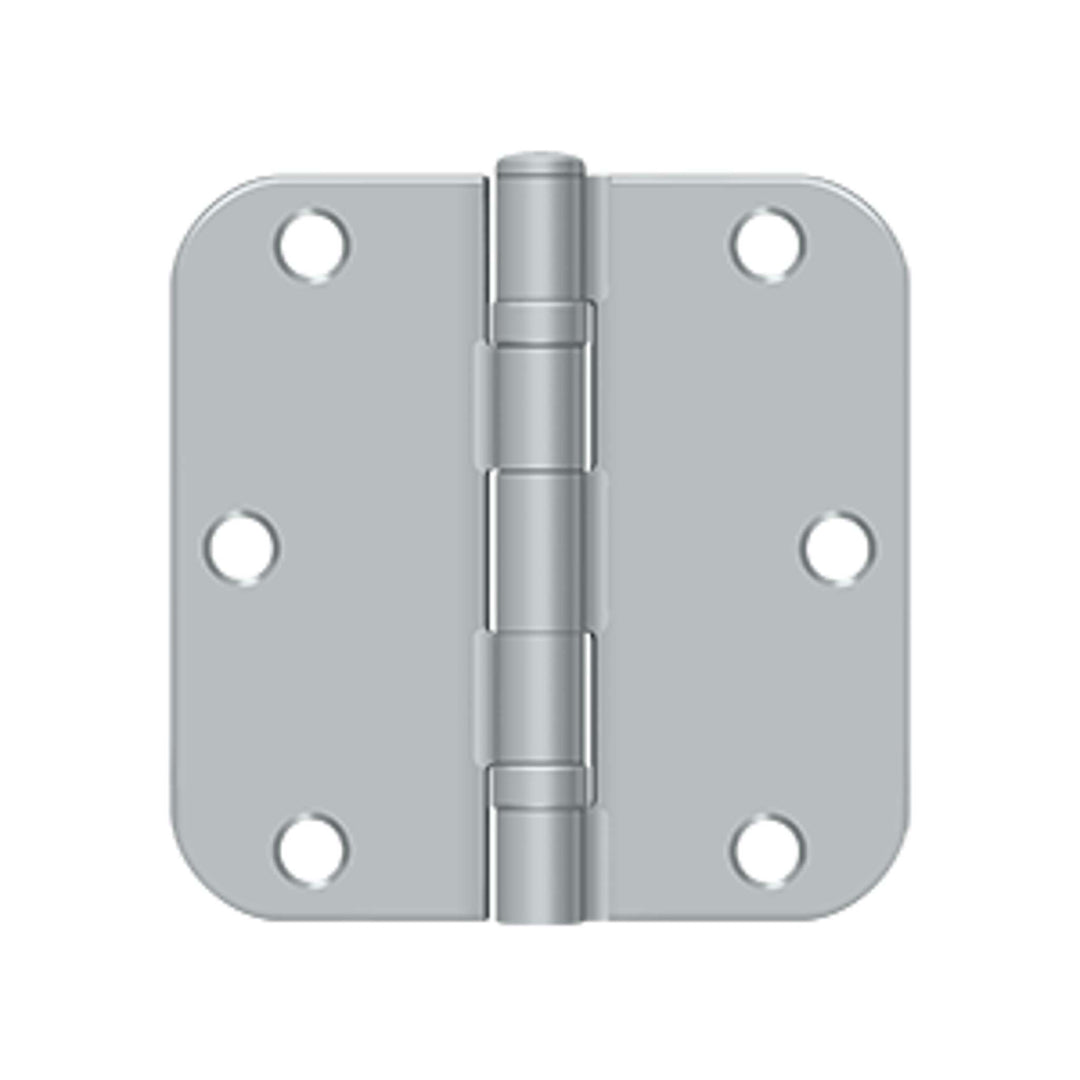 Deltana - 3-1/2" x 3-1/2" x 5/8" Radius Hinge, Ball Bearing, Steel Hinges