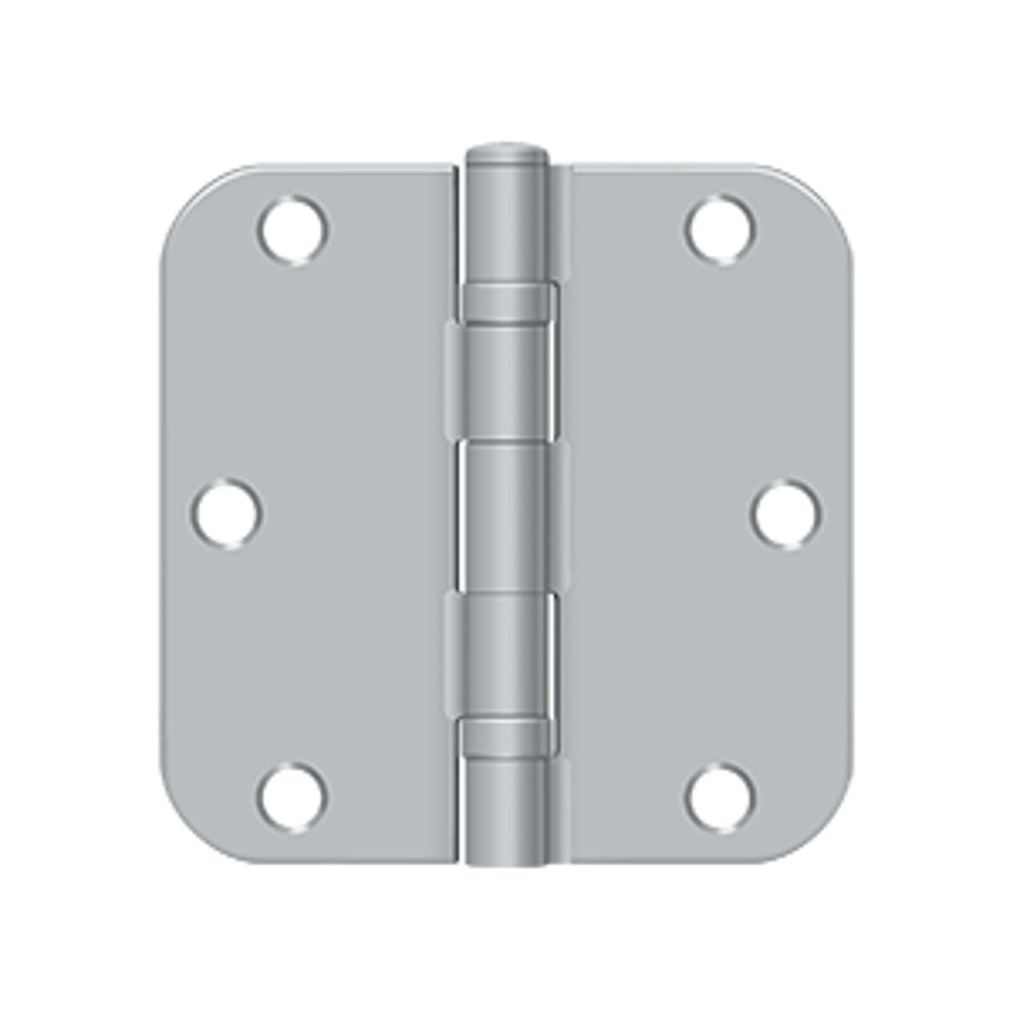 Deltana - 3-1/2" x 3-1/2" x 5/8" Radius Hinge, Ball Bearing, Steel Hinges