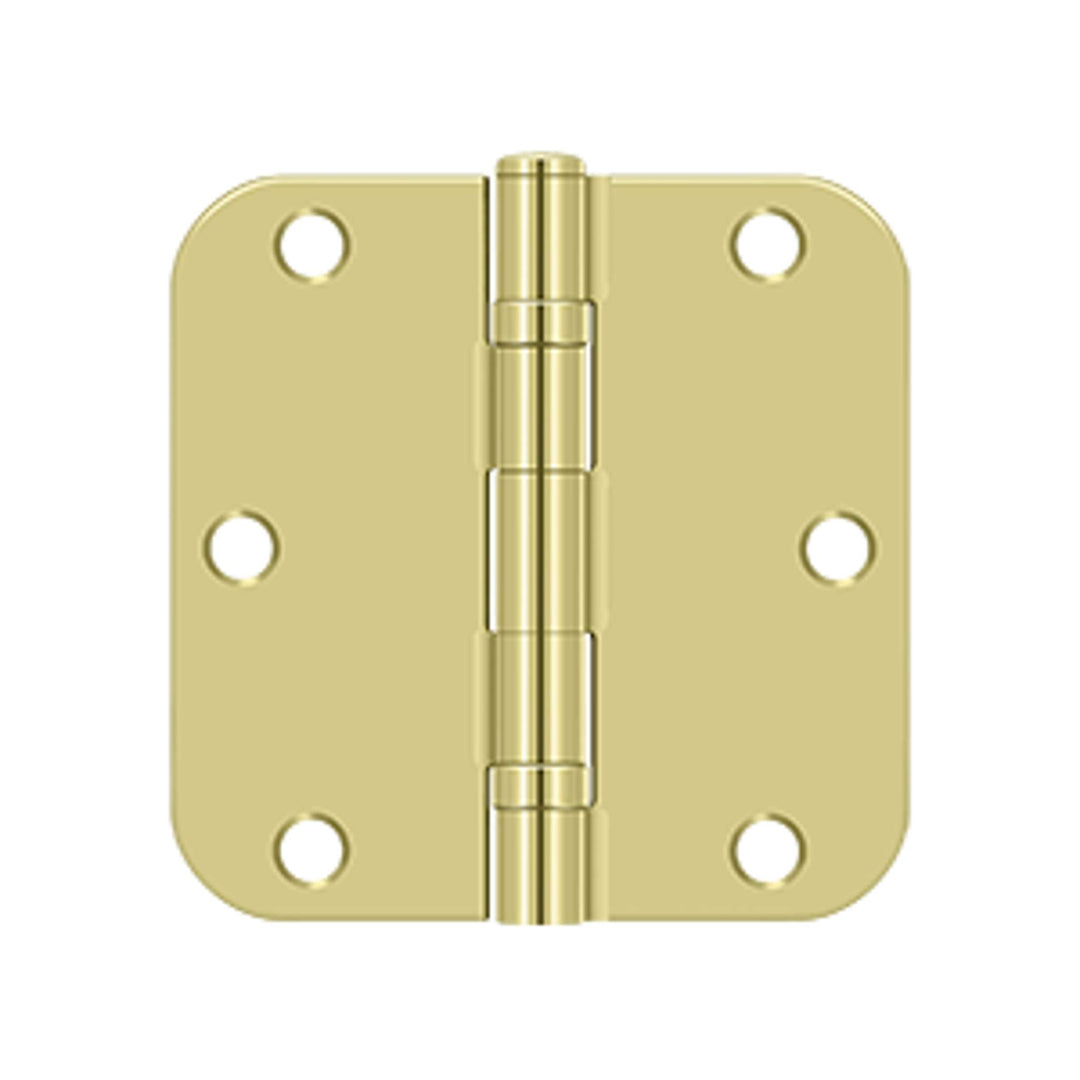 Deltana - 3-1/2" x 3-1/2" x 5/8" Radius Hinge, Ball Bearing, Steel Hinges