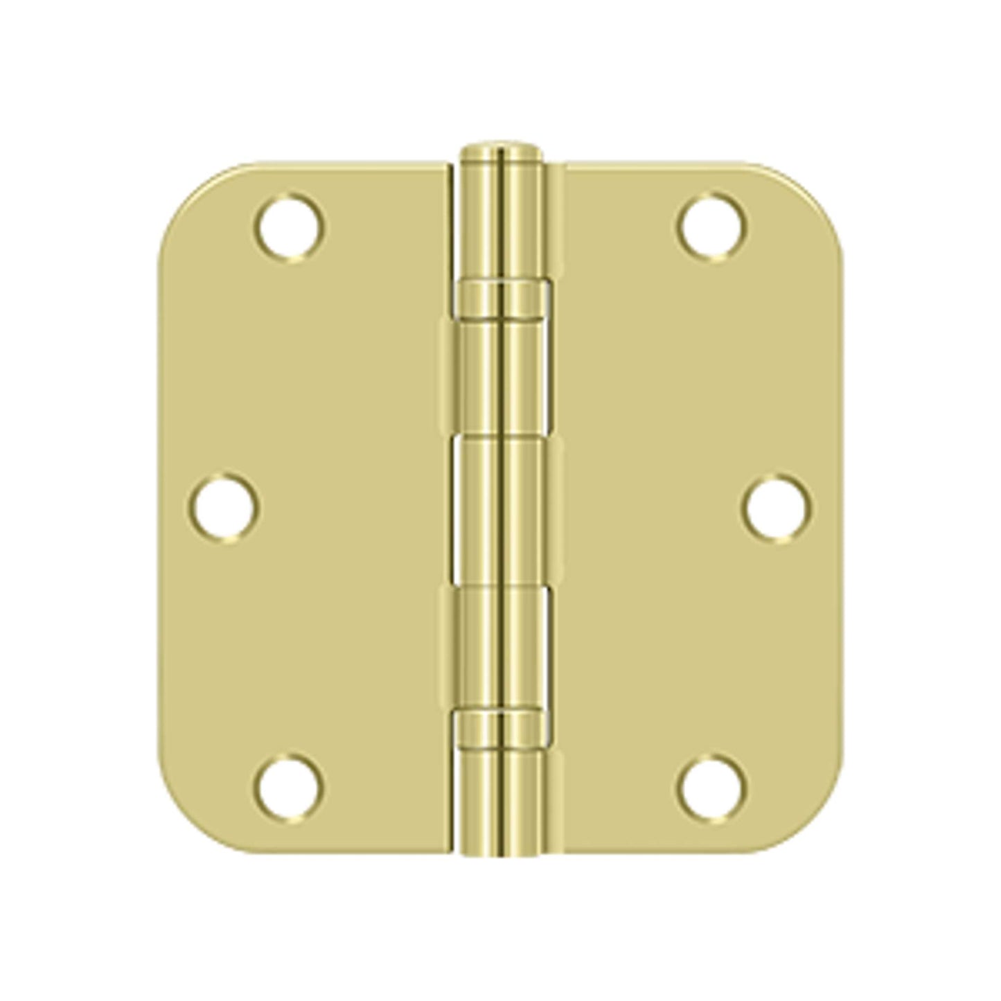 Deltana - 3-1/2" x 3-1/2" x 5/8" Radius Hinge, Ball Bearing, Steel Hinges