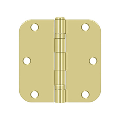 Deltana - 3-1/2" x 3-1/2" x 5/8" Radius Hinge, Ball Bearing, Steel Hinges