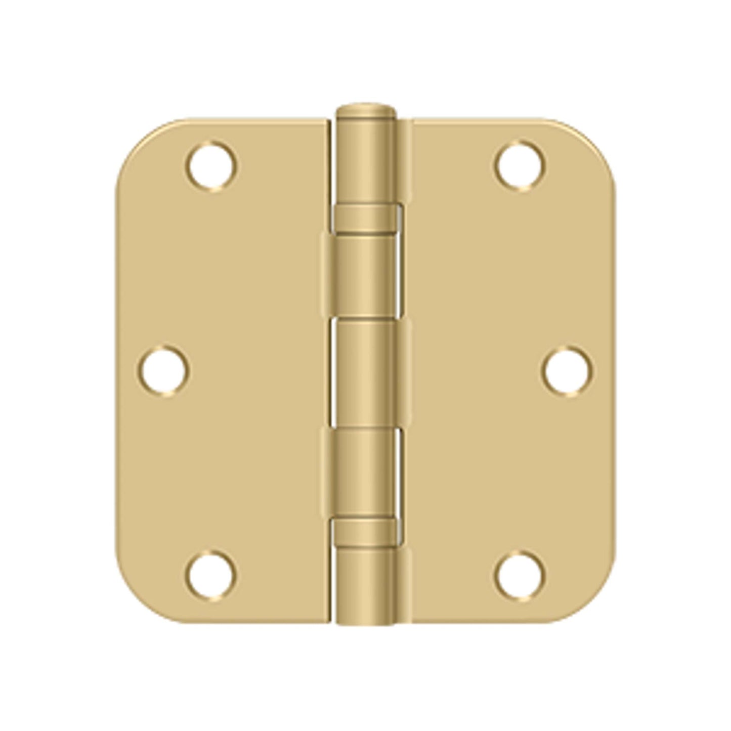 Deltana - 3-1/2" x 3-1/2" x 5/8" Radius Hinge, Ball Bearing, Steel Hinges