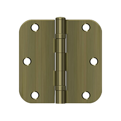 Deltana - 3-1/2" x 3-1/2" x 5/8" Radius Hinge, Ball Bearing, Steel Hinges