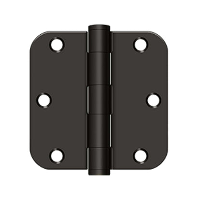 Deltana - 3-1/2" x 3-1/2" x 5/8" Radius Hinge, HD, Steel Hinges