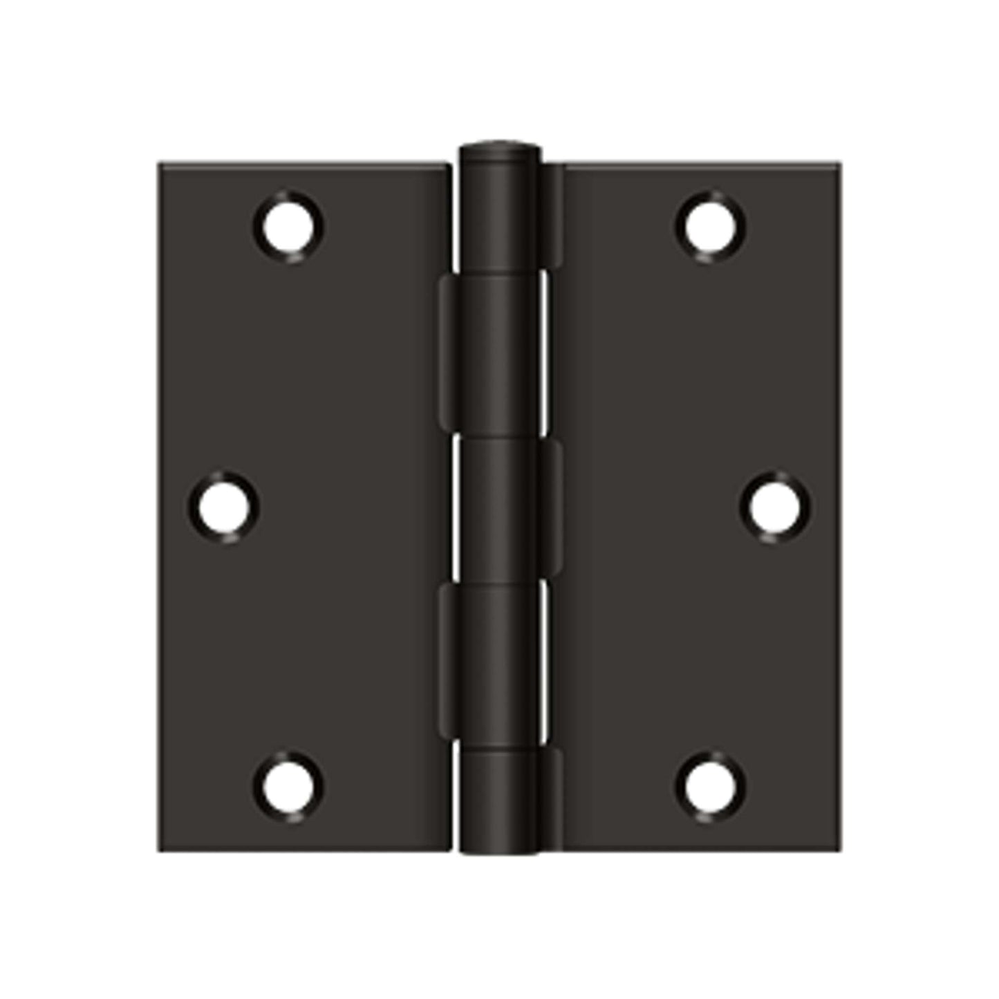 Deltana - 3-1/2" x 3-1/2" Square Hinge, Steel Hinges