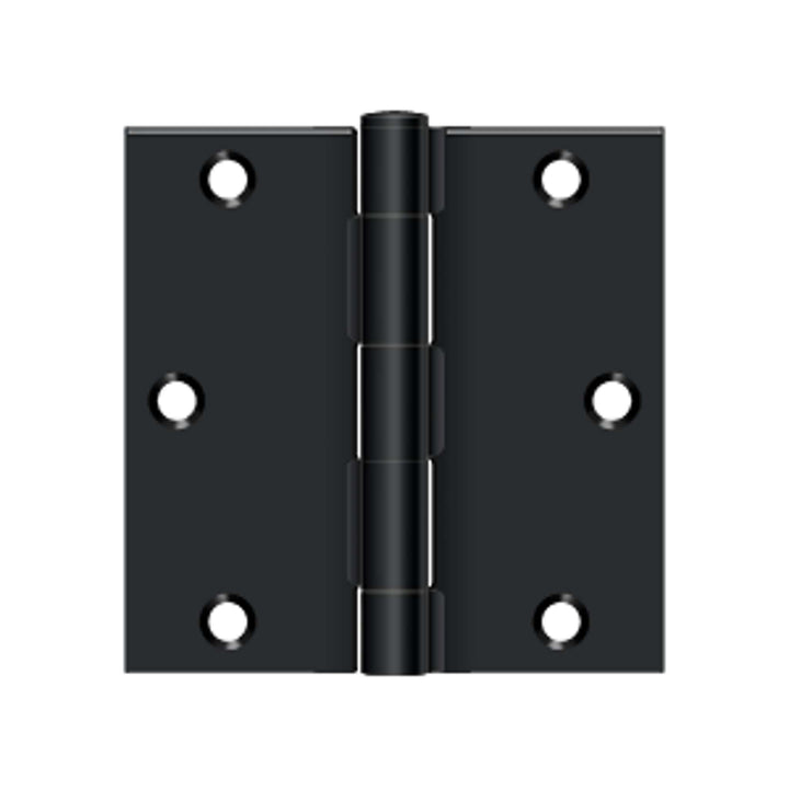 Deltana - 3-1/2" x 3-1/2" Square Hinge, Steel Hinges