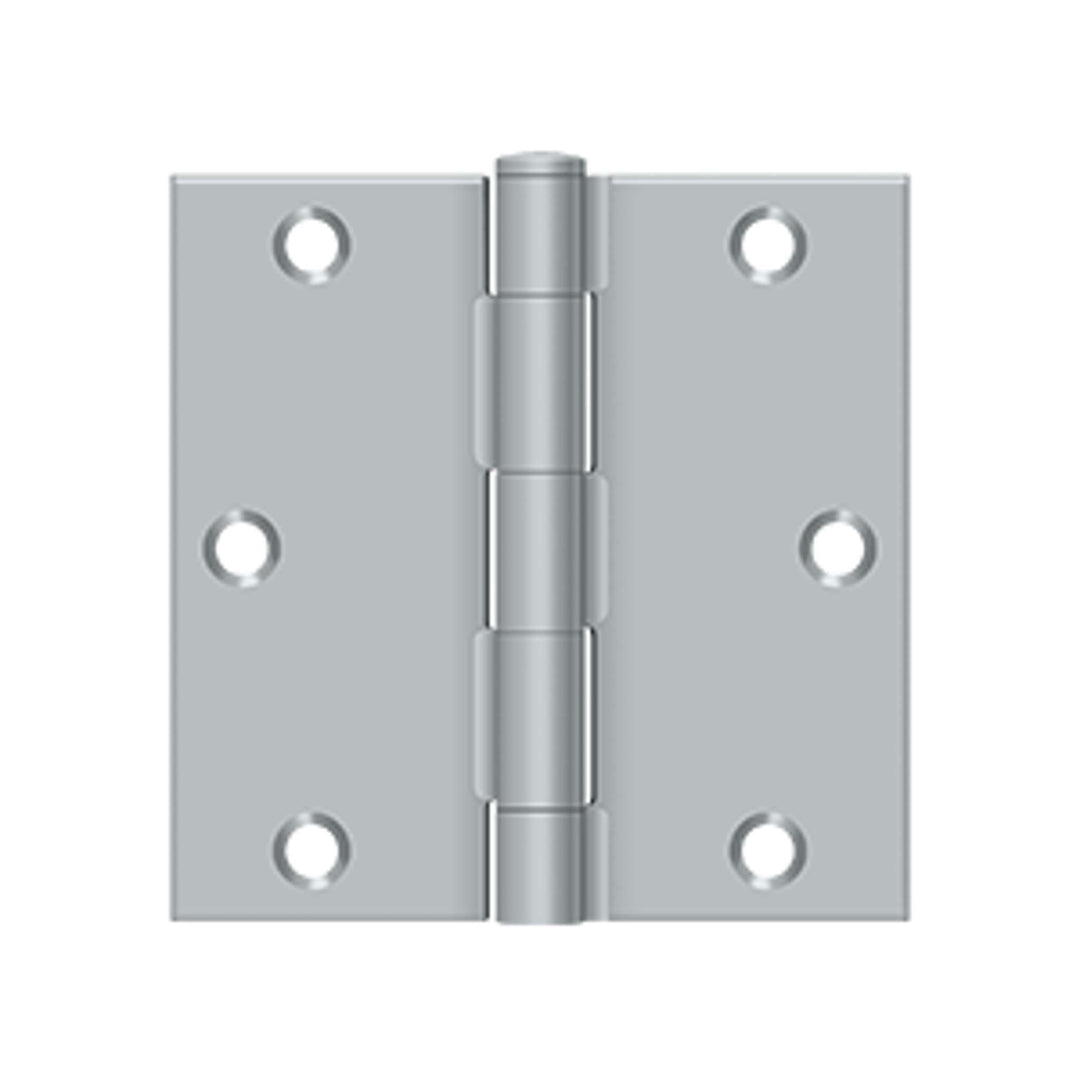 Deltana - 3-1/2" x 3-1/2" Square Hinge, Steel Hinges