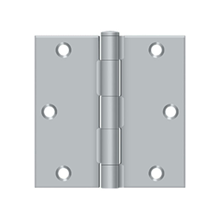 Deltana - 3-1/2" x 3-1/2" Square Hinge, Steel Hinges