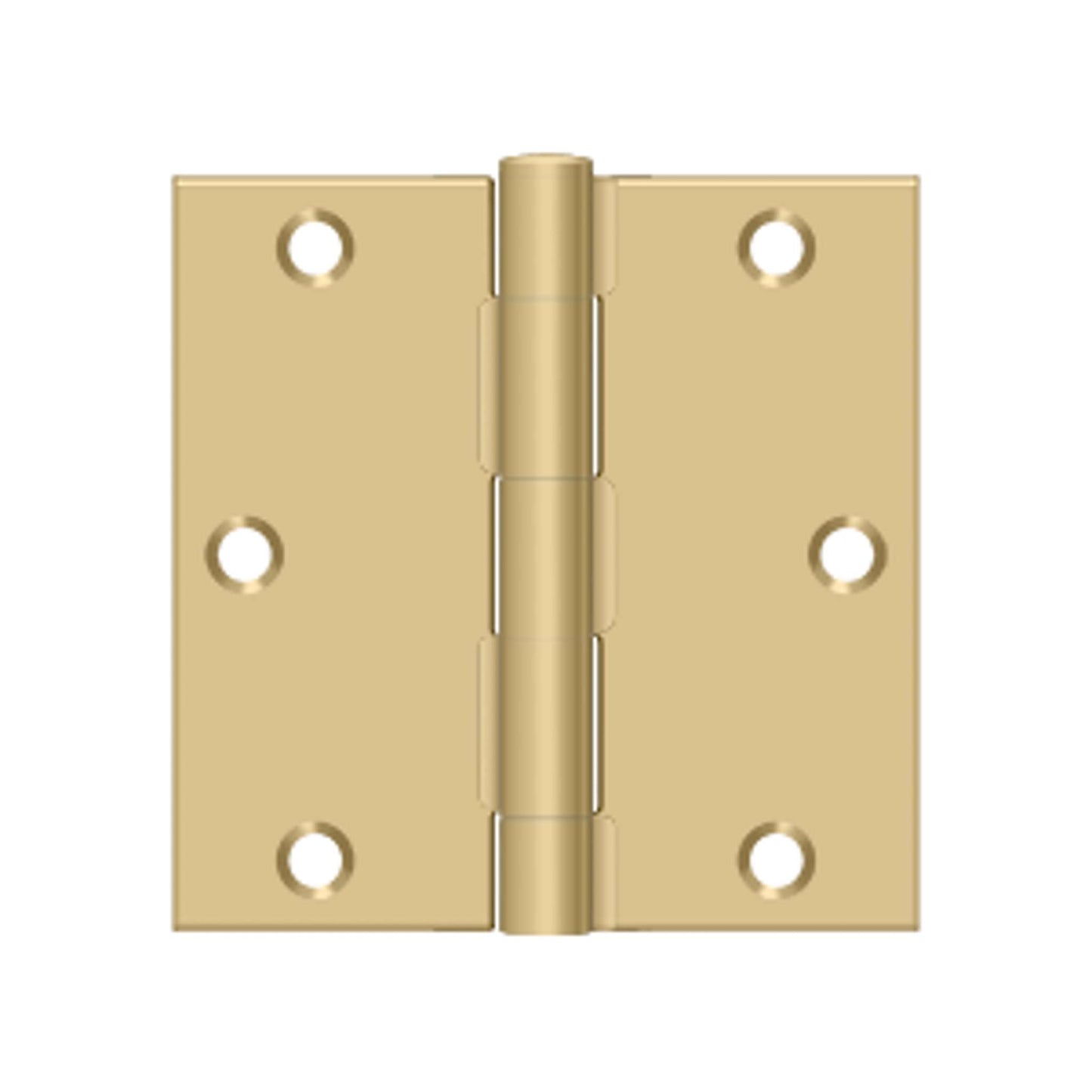 Deltana - 3-1/2" x 3-1/2" Square Hinge, Steel Hinges