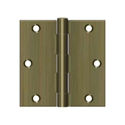 Deltana - 3-1/2" x 3-1/2" Square Hinge, Steel Hinges