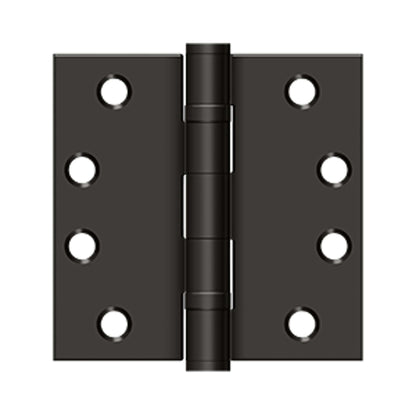 Deltana - 4" x 4" Square Hinge, HD, Ball Bearings, Steel Hinges