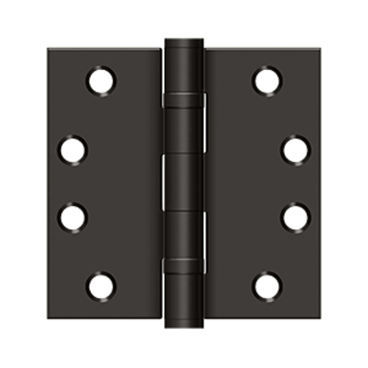 Deltana - 4" x 4" Square Hinge, HD, Ball Bearings, Steel Hinges