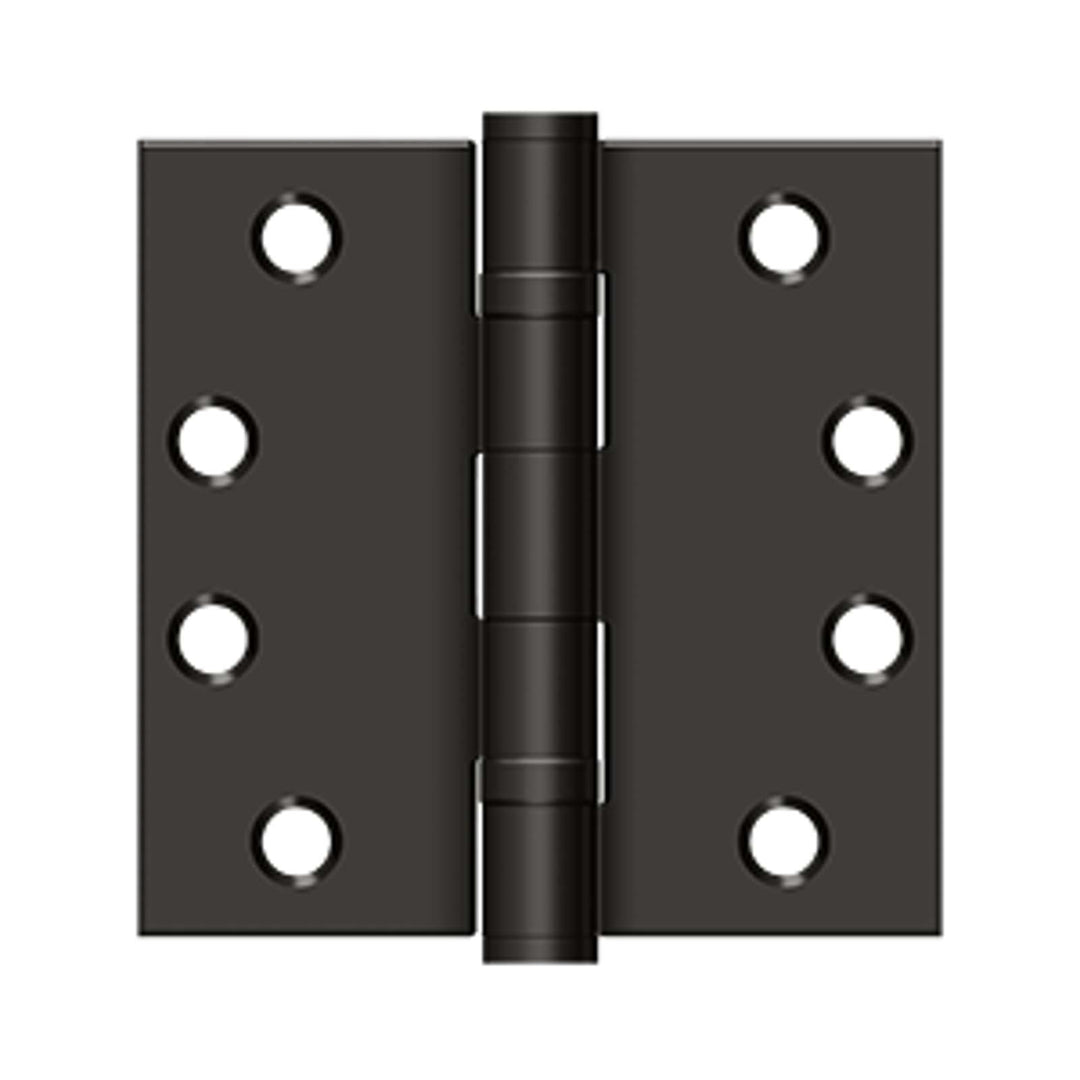 Deltana - 4" x 4" Square Hinge, HD, Ball Bearings, Steel Hinges