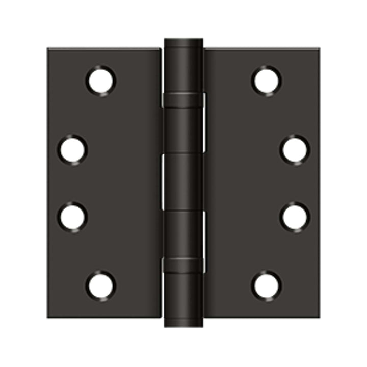Deltana - 4" x 4" Square Hinge, HD, Ball Bearings, Steel Hinges