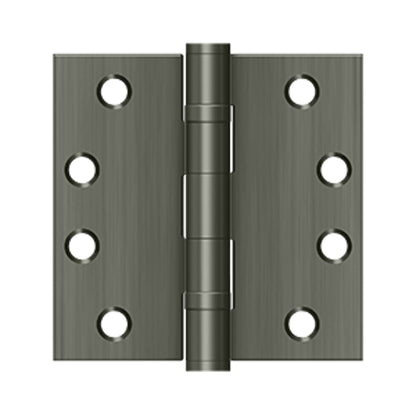 Deltana - 4" x 4" Square Hinge, HD, Ball Bearings, Steel Hinges