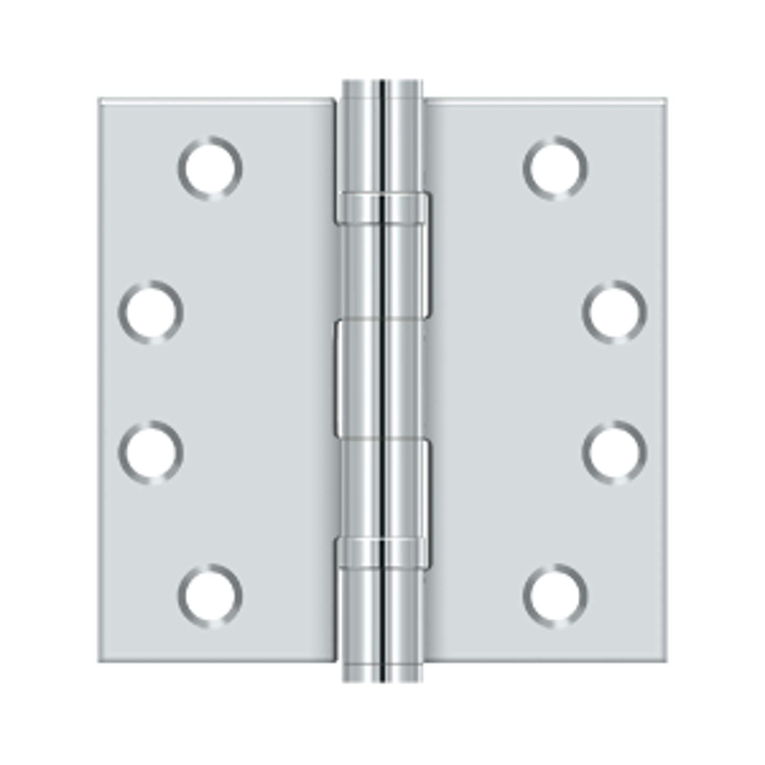 Deltana - 4" x 4" Square Hinge, HD, Ball Bearings, Steel Hinges