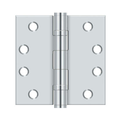 Deltana - 4" x 4" Square Hinge, HD, Ball Bearings, Steel Hinges