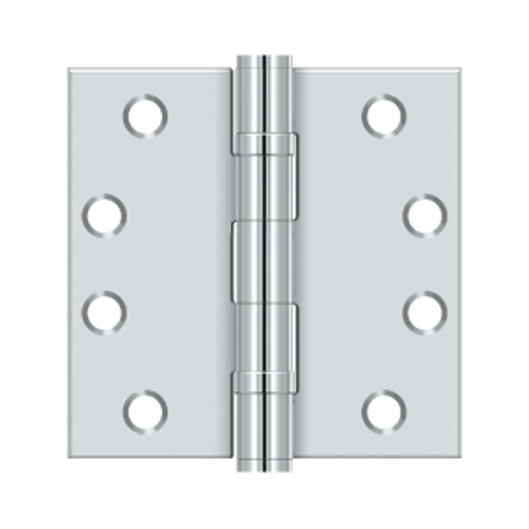 Deltana - 4" x 4" Square Hinge, HD, Ball Bearings, Steel Hinges