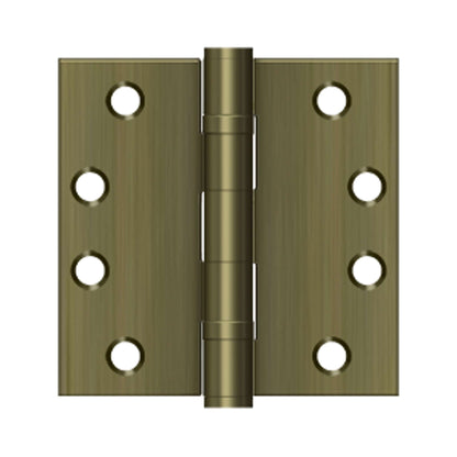 Deltana - 4" x 4" Square Hinge, HD, Ball Bearings, Steel Hinges