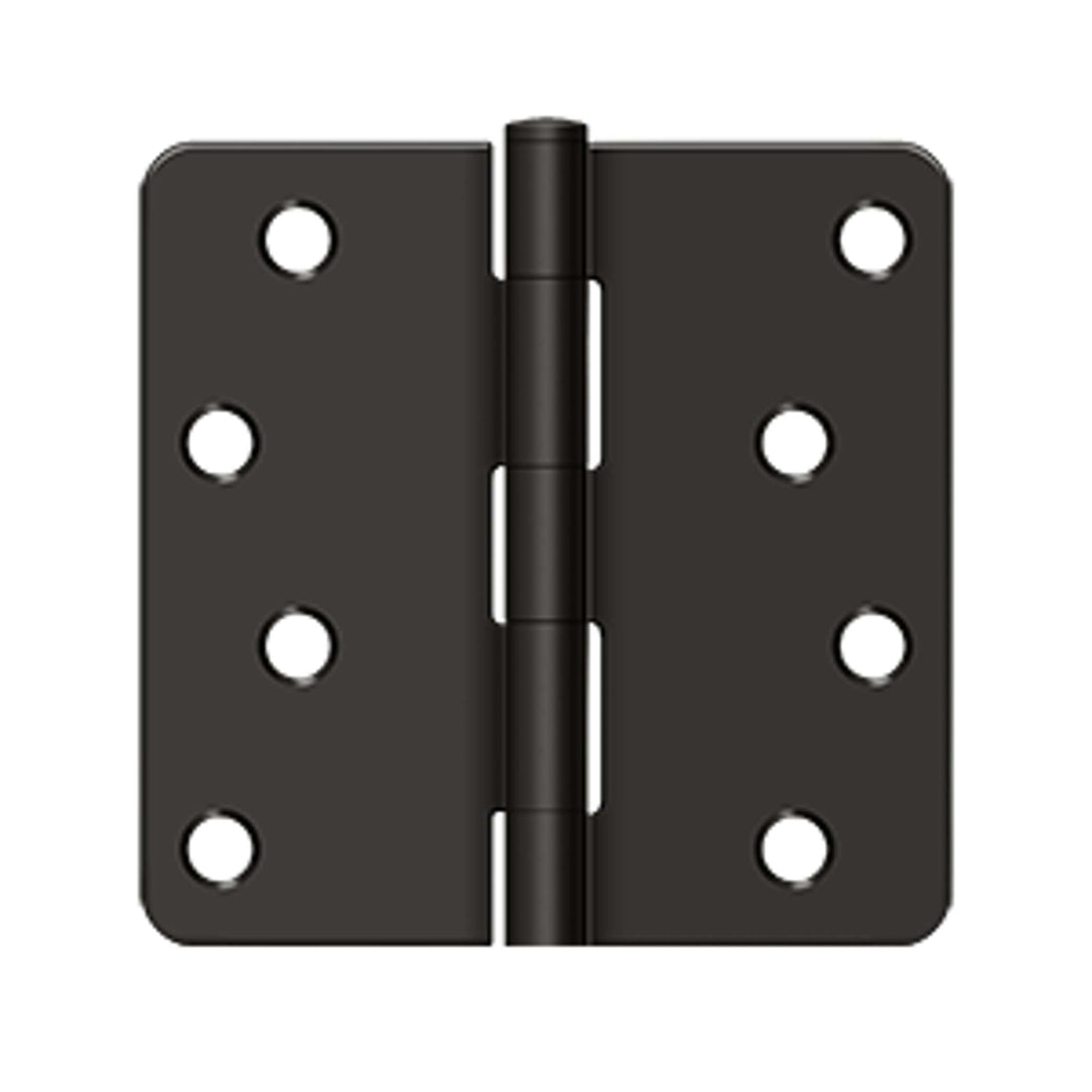 Deltana - 4" x 4" x 1/4" Radius Hinge, Residential, Steel Hinges