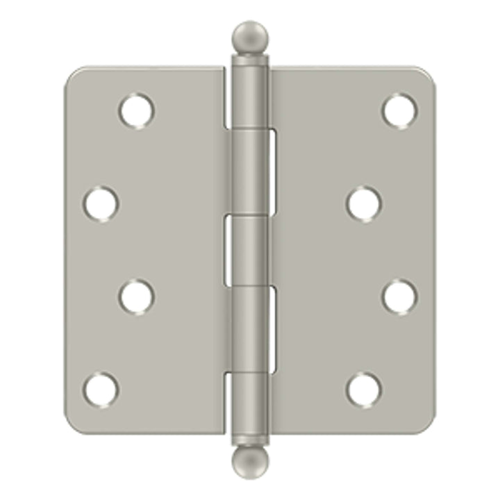 Deltana - 4" x 4" x 1/4" Radius Hinge, w/ Ball Tips, Ball Tipped Hinges