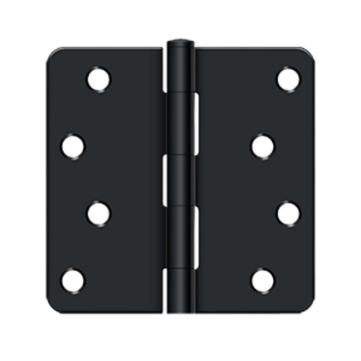 Deltana - 4" x 4" x 1/4" Radius Hinge, Residential, Steel Hinges