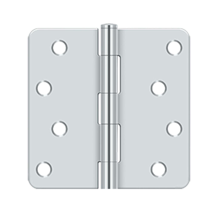 Deltana - 4" x 4" x 1/4" Radius Hinge, Residential, Steel Hinges