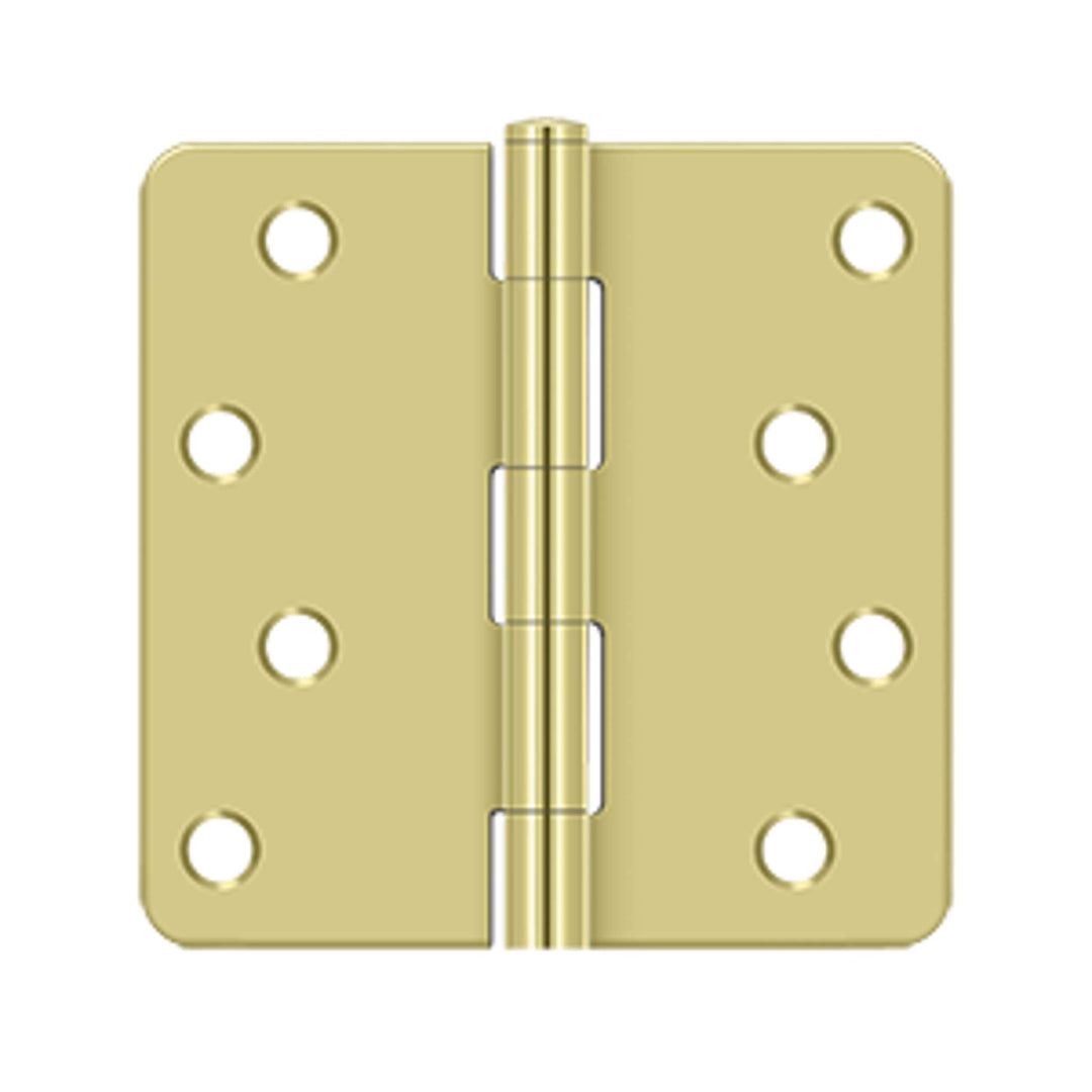 Deltana - 4" x 4" x 1/4" Radius Hinge, Residential, Steel Hinges