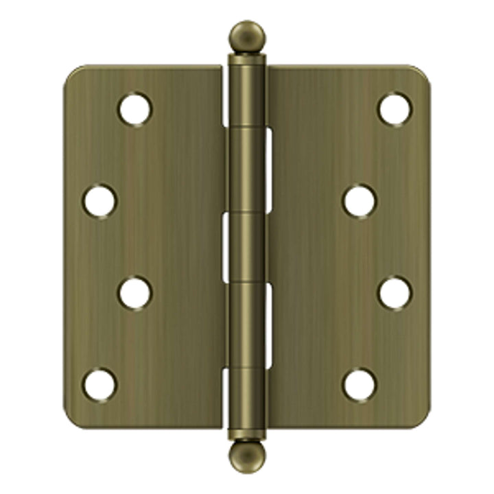 Deltana - 4" x 4" x 1/4" Radius Hinge, w/ Ball Tips, Ball Tipped Hinges