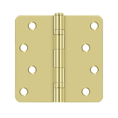 Deltana - 4" x 4" x 1/4" Radius Hinge, Ball Bearings, Residential, Steel Hinges