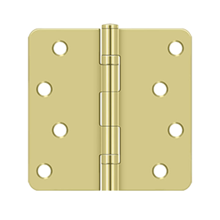 Deltana - 4" x 4" x 1/4" Radius Hinge, Ball Bearings, Residential, Steel Hinges