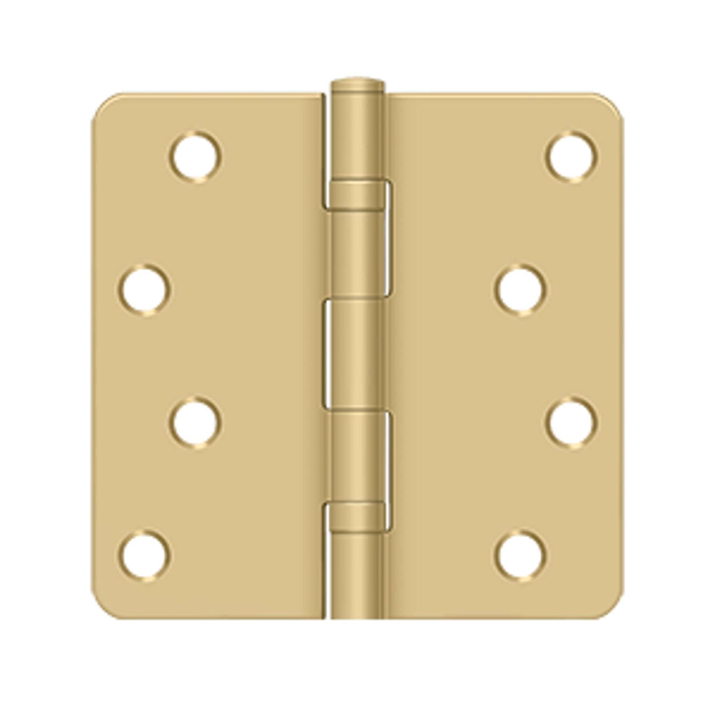 Deltana - 4" x 4" x 1/4" Radius Hinge, Ball Bearings, Residential, Steel Hinges