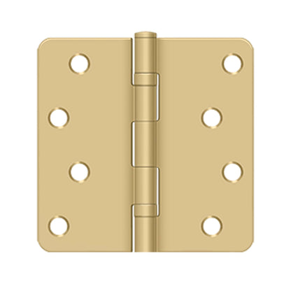 Deltana - 4" x 4" x 1/4" Radius Hinge, Ball Bearings, Residential, Steel Hinges