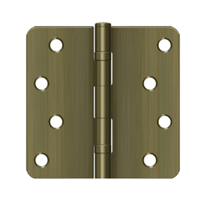 Deltana - 4" x 4" x 1/4" Radius Hinge, Ball Bearings, Residential, Steel Hinges