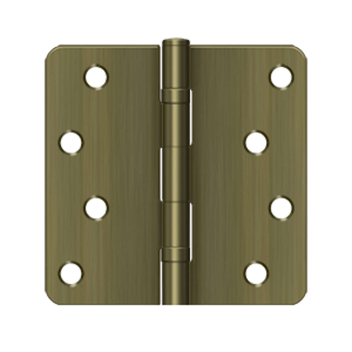 Deltana - 4" x 4" x 1/4" Radius Hinge, Ball Bearings, Residential, Steel Hinges