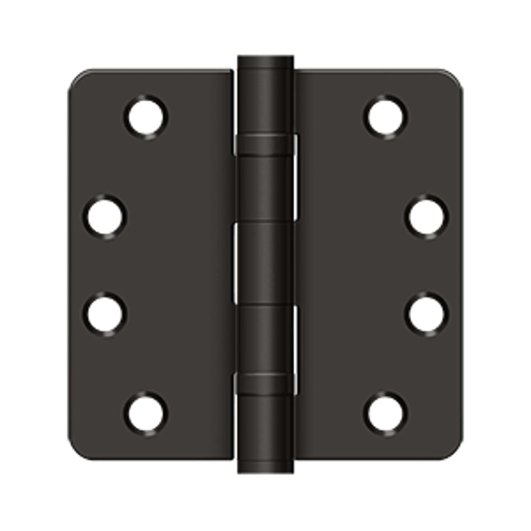 Deltana - 4" x 4" x 1/4" Radius Hinge, HD, Ball Bearings, Steel Hinges