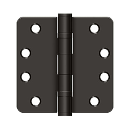 Deltana - 4" x 4" x 1/4" Radius Hinge, HD, Ball Bearings, Steel Hinges