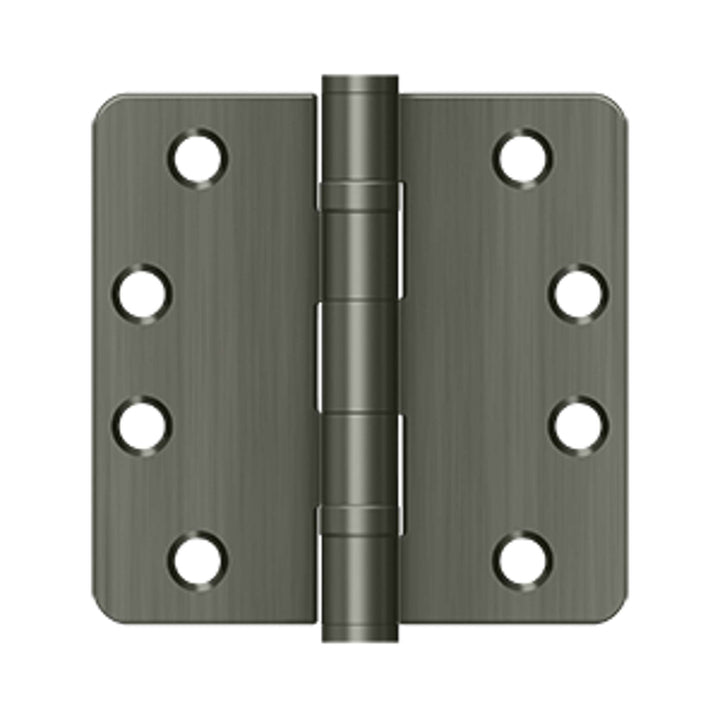 Deltana - 4" x 4" x 1/4" Radius Hinge, HD, Ball Bearings, Steel Hinges