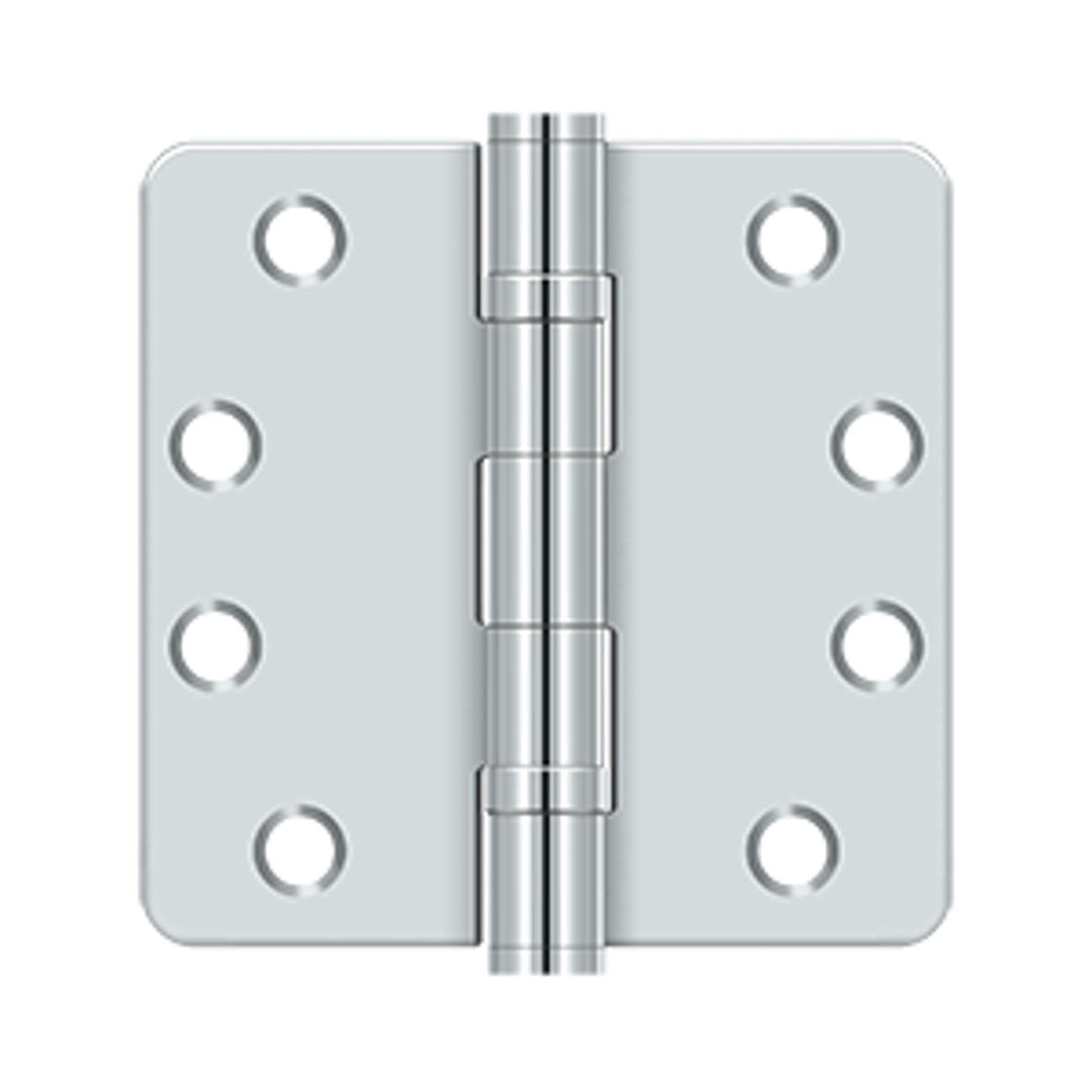 Deltana - 4" x 4" x 1/4" Radius Hinge, HD, Ball Bearings, Steel Hinges