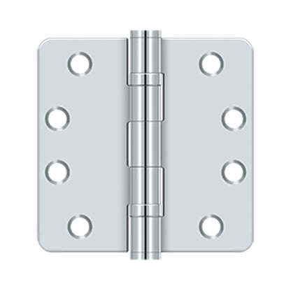 Deltana - 4" x 4" x 1/4" Radius Hinge, HD, Ball Bearings, Steel Hinges