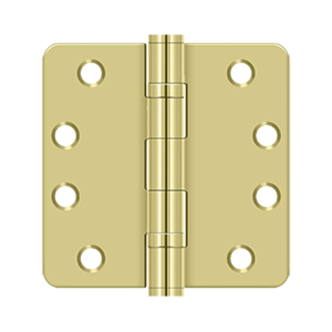 Deltana - 4" x 4" x 1/4" Radius Hinge, HD, Ball Bearings, Steel Hinges