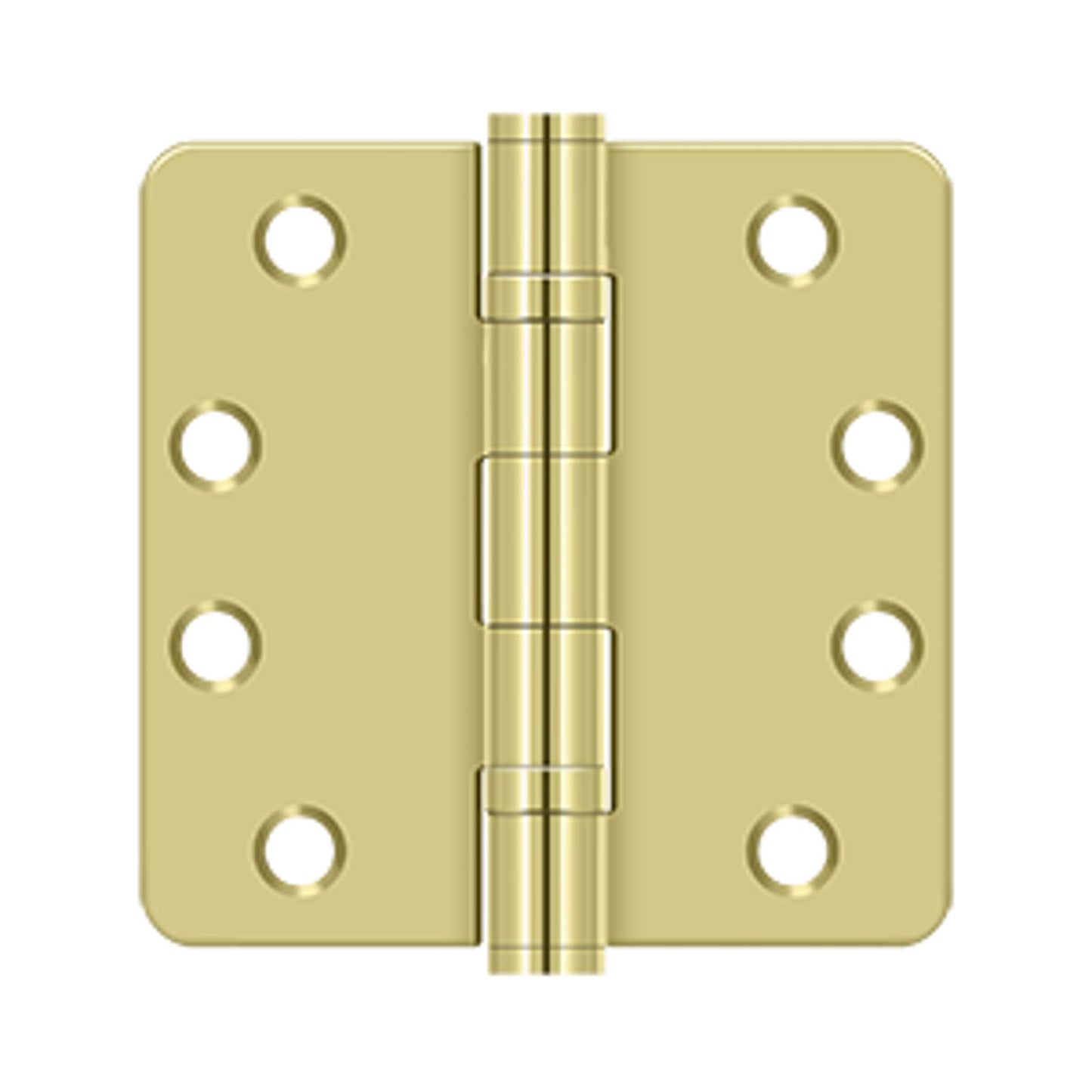 Deltana - 4" x 4" x 1/4" Radius Hinge, HD, Ball Bearings, Steel Hinges