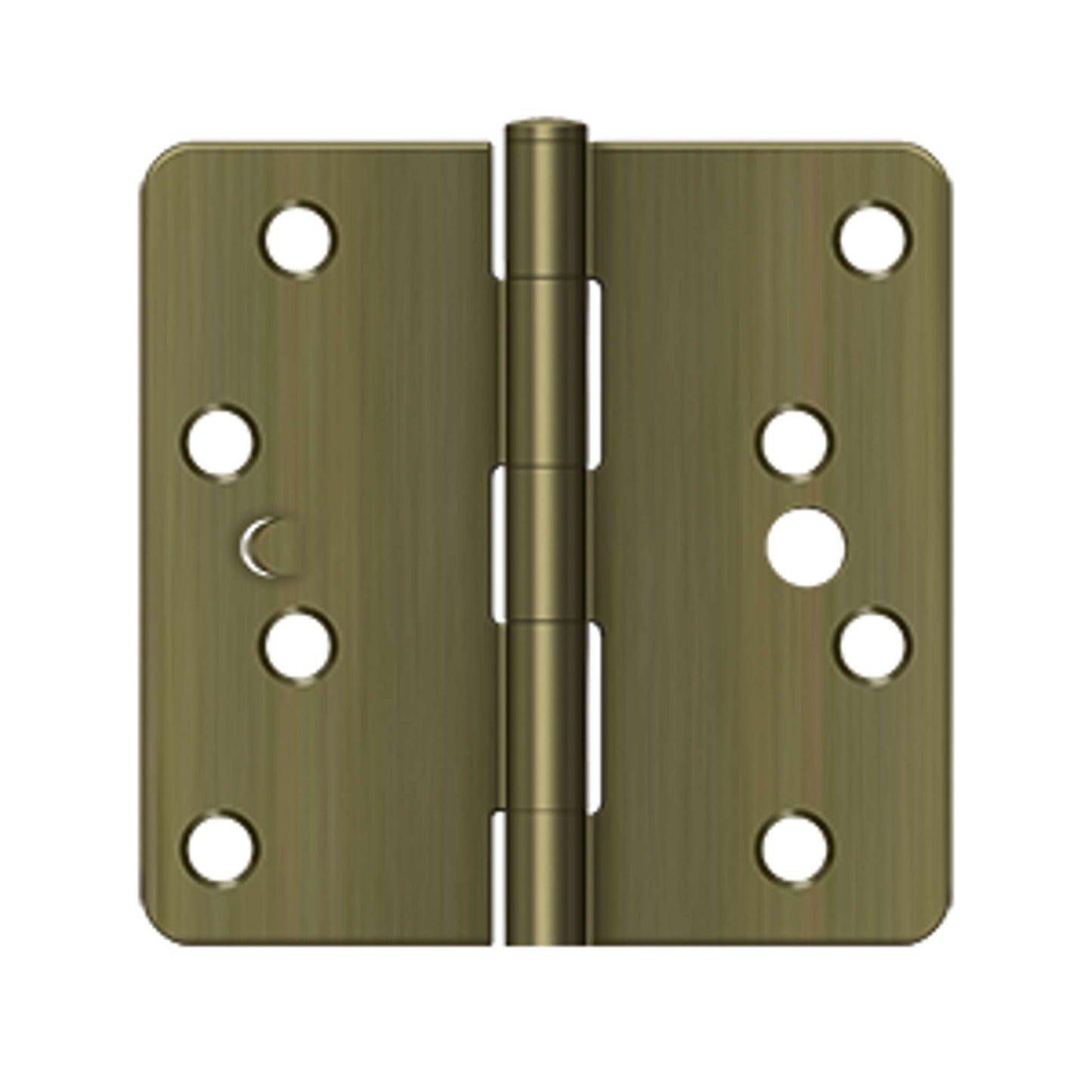 Deltana - 4"x4"x1/4" Radius Hinge, Security, Steel , Steel Hinges