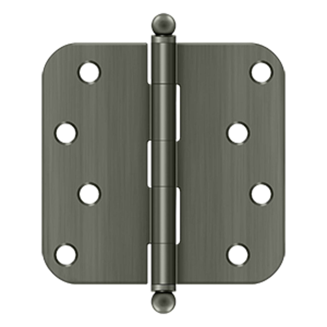 Deltana - 4"x 4"x 5/8" Radius Hinge, Steel Hinges